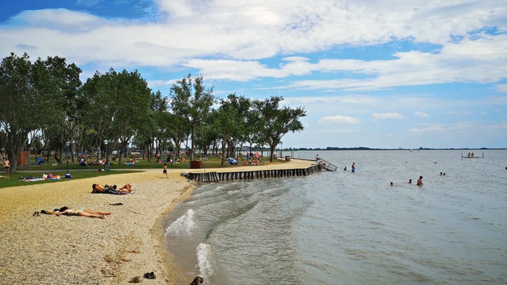 Pláž v Neusiedl am See